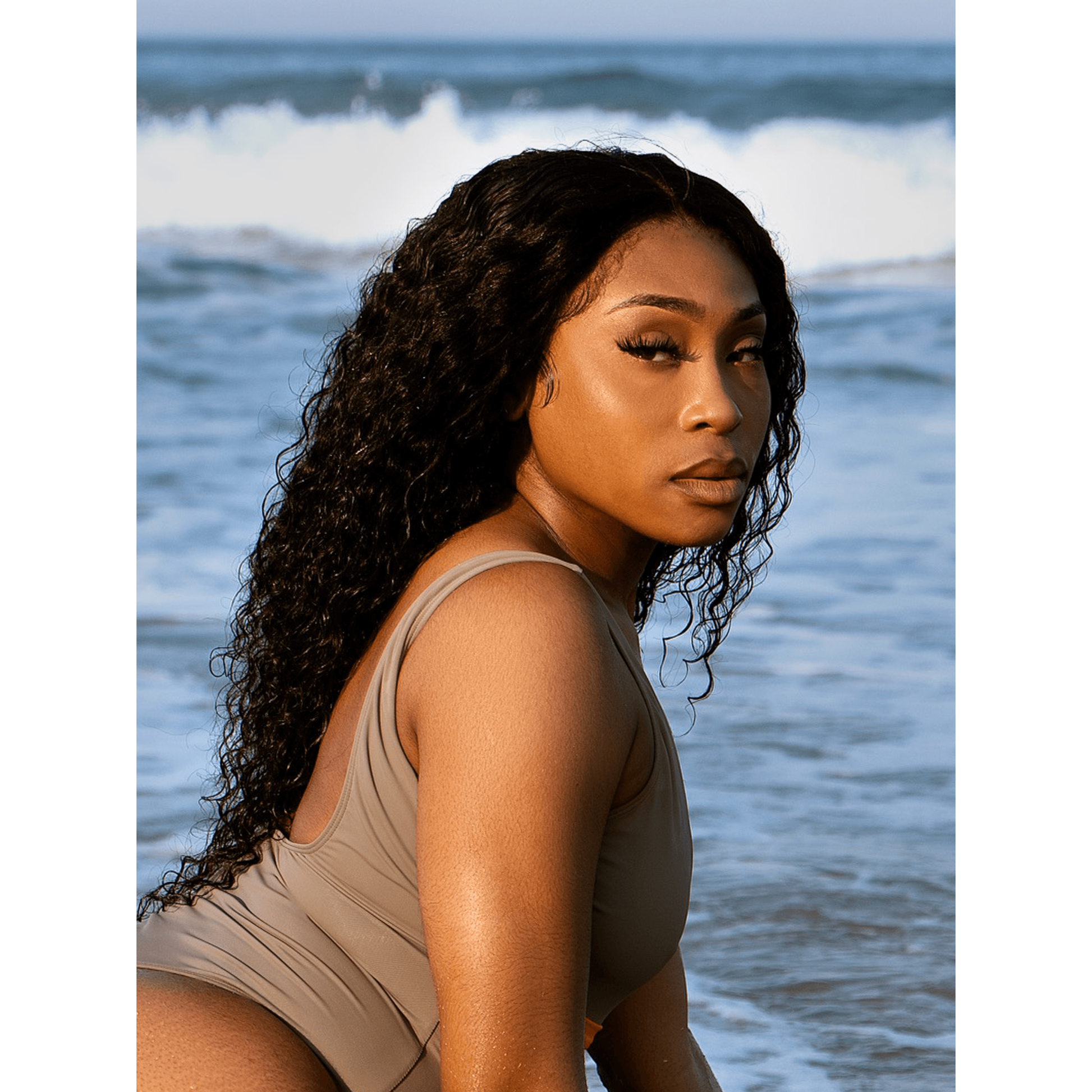 Frontal Curly Wig 250% - Queen's Kloset