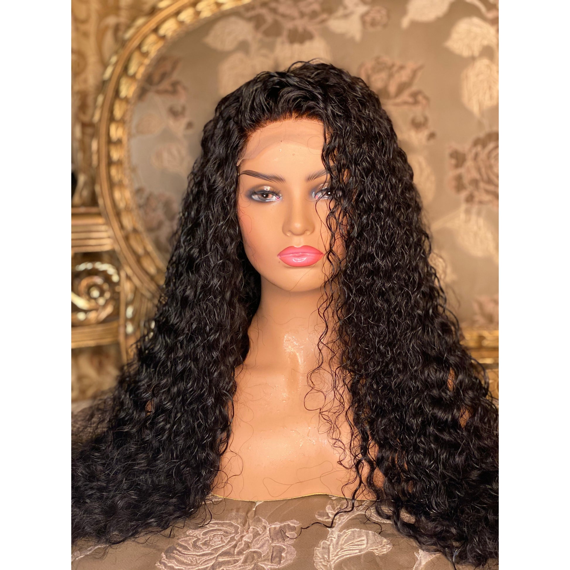 VICKY Deep Wave HD Closure Wig - Queen's Kloset