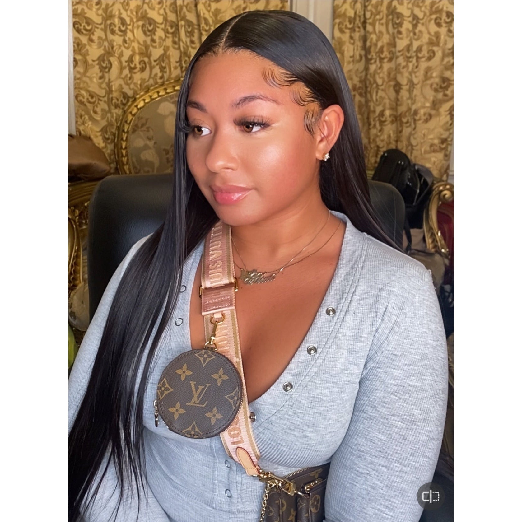 NICKI Straight HD Lace Front Wig – Queen's Kloset NICKI Straight HD Lace Front Wig – Queen's Kloset