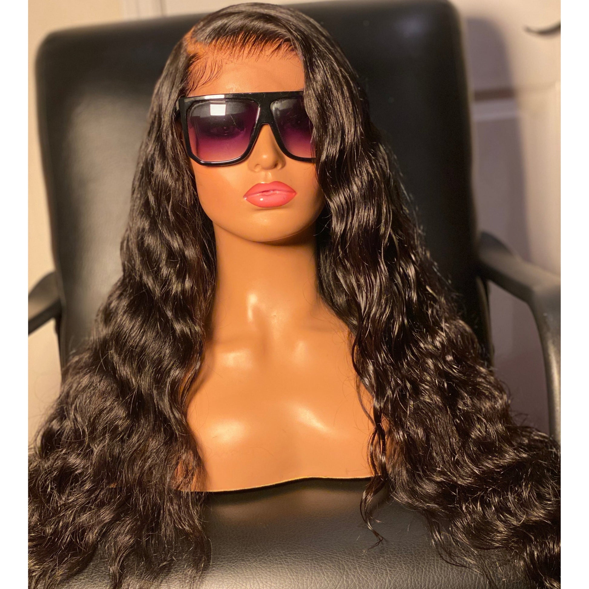 Milano Collection Wig Making & Styling Essentials Kit, Includes 21” Cork  Canvas Block Wig Head and 30 pc. T-Pins, Table Clamp Wig Stand, Great for
